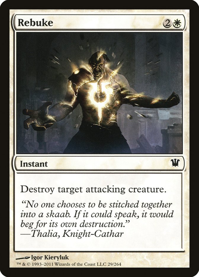 Rebuke [Innistrad] MTG Single Magic: The Gathering | Red Claw Gaming