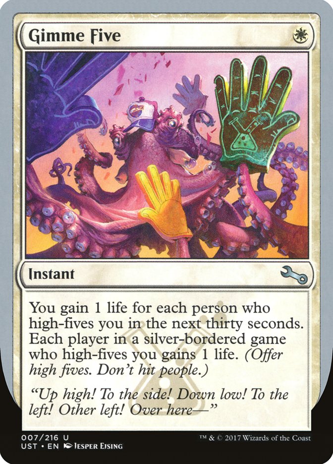 Gimme Five [Unstable] MTG Single Magic: The Gathering | Red Claw Gaming