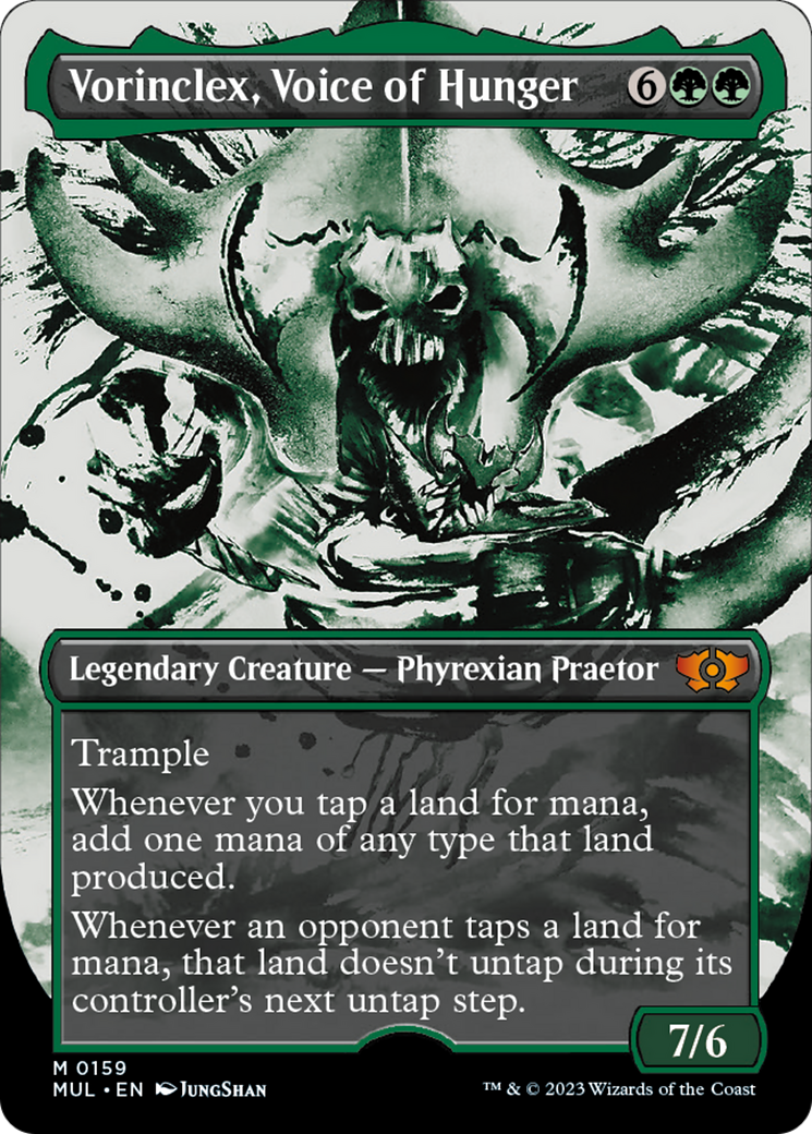 Vorinclex, Voice of Hunger (Halo Foil) [Multiverse Legends] MTG Single Magic: The Gathering | Red Claw Gaming