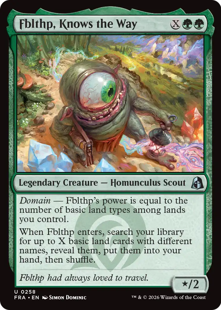 Fblthp, Knows the Way [Reality Fracture] MTG Single Magic: The Gathering | Red Claw Gaming