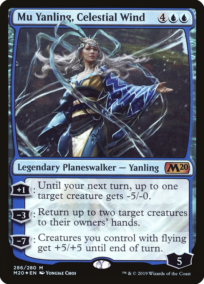 Mu Yanling, Celestial Wind [Core Set 2020] MTG Single Magic: The Gathering | Red Claw Gaming