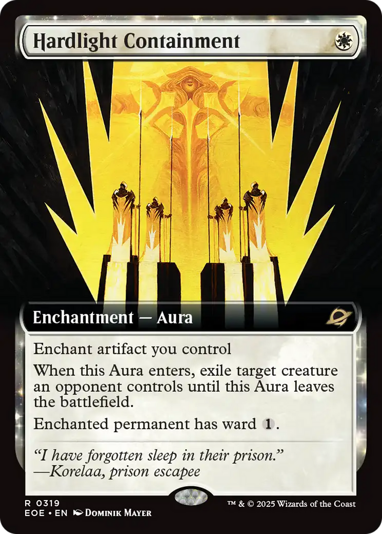 Hardlight Containment (Extended Art) [Edge of Eternities] MTG Single Magic: The Gathering | Red Claw Gaming