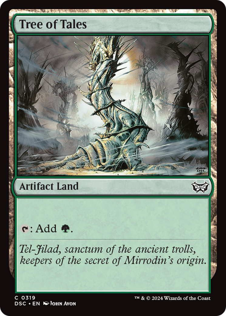 Tree of Tales [Duskmourn: House of Horror Commander] MTG Single Magic: The Gathering | Red Claw Gaming