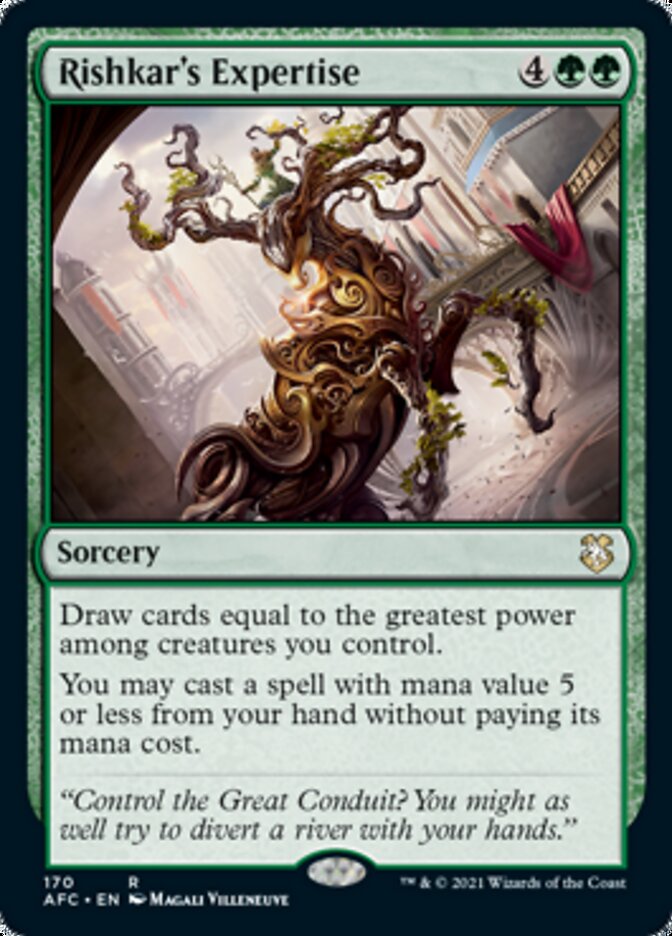 Rishkar's Expertise [Dungeons & Dragons: Adventures in the Forgotten Realms Commander] MTG Single Magic: The Gathering | Red Claw Gaming