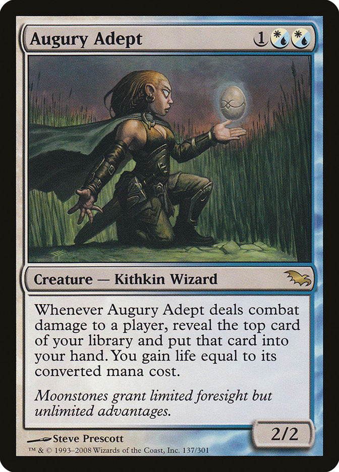 Augury Adept [Shadowmoor] MTG Single Magic: The Gathering | Red Claw Gaming