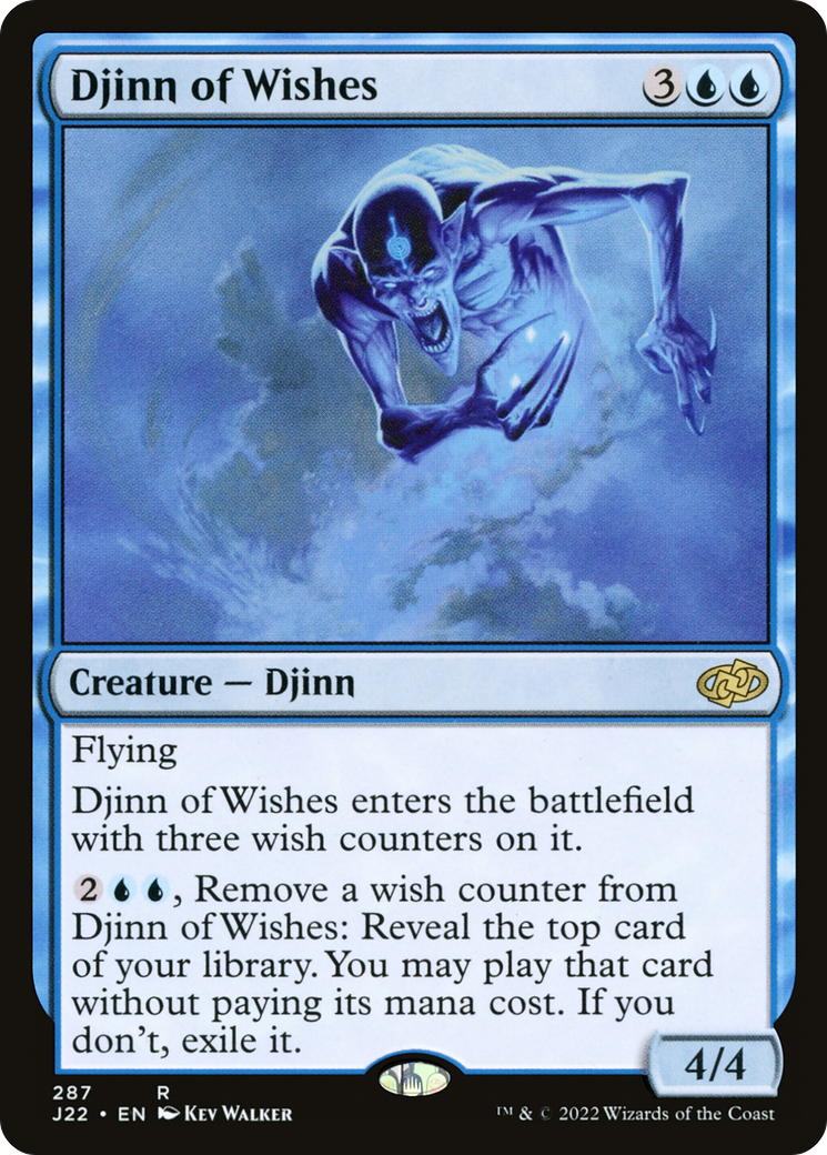Djinn of Wishes [Jumpstart 2022] MTG Single Magic: The Gathering | Red Claw Gaming
