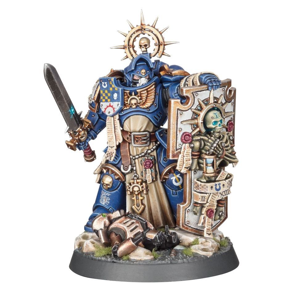 Captain with Relic Shield Space Marines Games Workshop | Red Claw Gaming