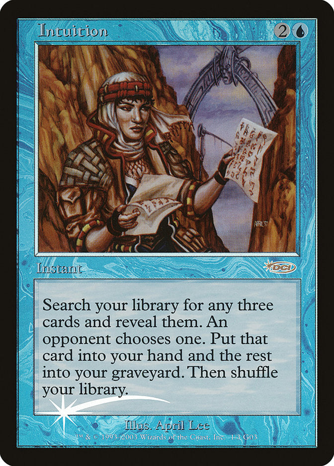 Intuition [Judge Gift Cards 2003] MTG Single Magic: The Gathering | Red Claw Gaming
