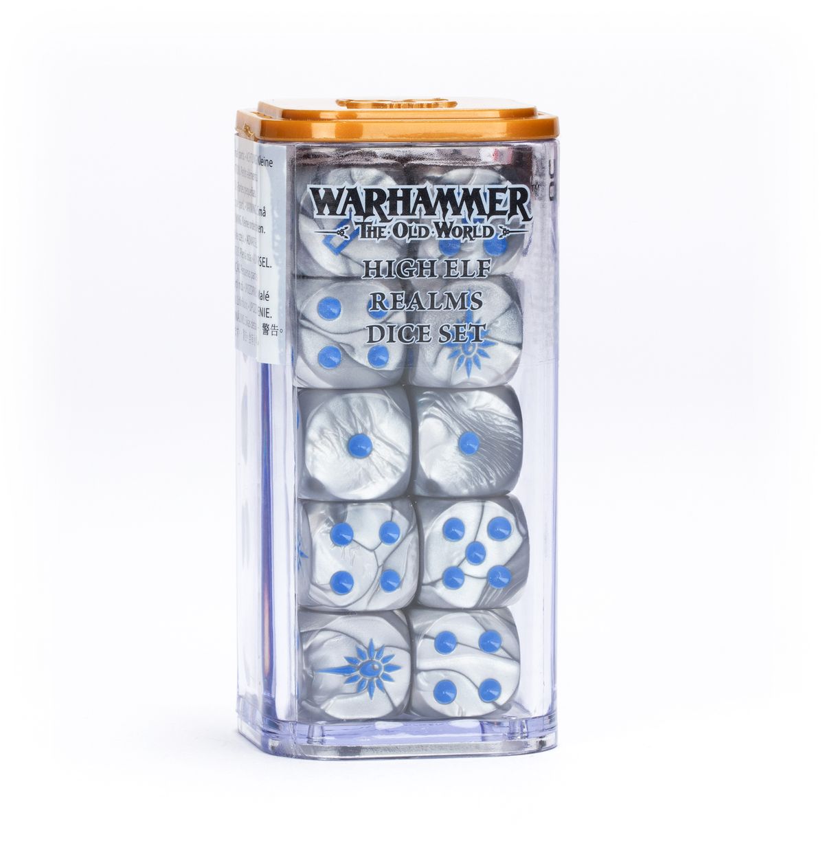 WARHAMMER THE OLD WORLD: High Elf Realms Dice Set Warhammer Old World Games Workshop | Red Claw Gaming