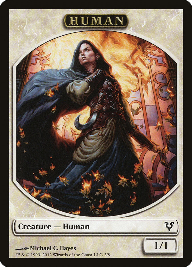 Human Token (2/8) [Avacyn Restored Tokens] MTG Single Magic: The Gathering | Red Claw Gaming