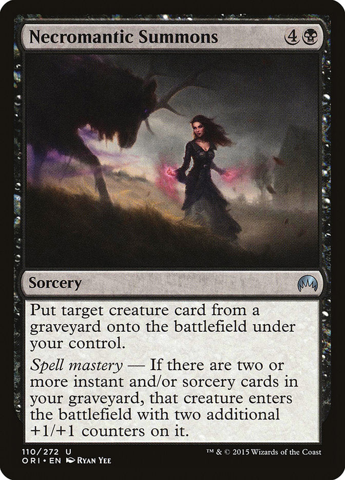 Necromantic Summons [Magic Origins] MTG Single Magic: The Gathering | Red Claw Gaming