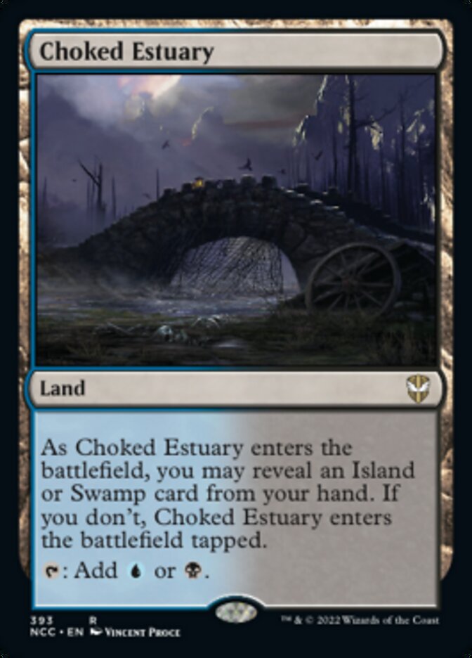 Choked Estuary [Streets of New Capenna Commander] MTG Single Magic: The Gathering | Red Claw Gaming
