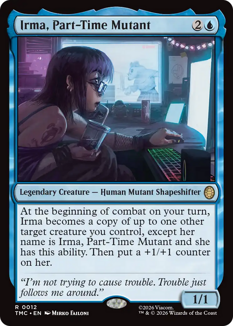 Irma, Part-Time Mutant [Teenage Mutant Ninja Turtles Commander] MTG Single Magic: The Gathering | Red Claw Gaming