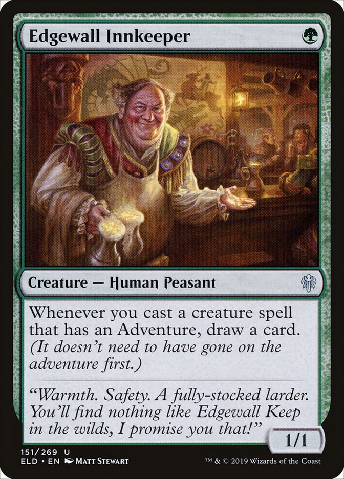Edgewall Innkeeper [Throne of Eldraine] MTG Single Magic: The Gathering | Red Claw Gaming