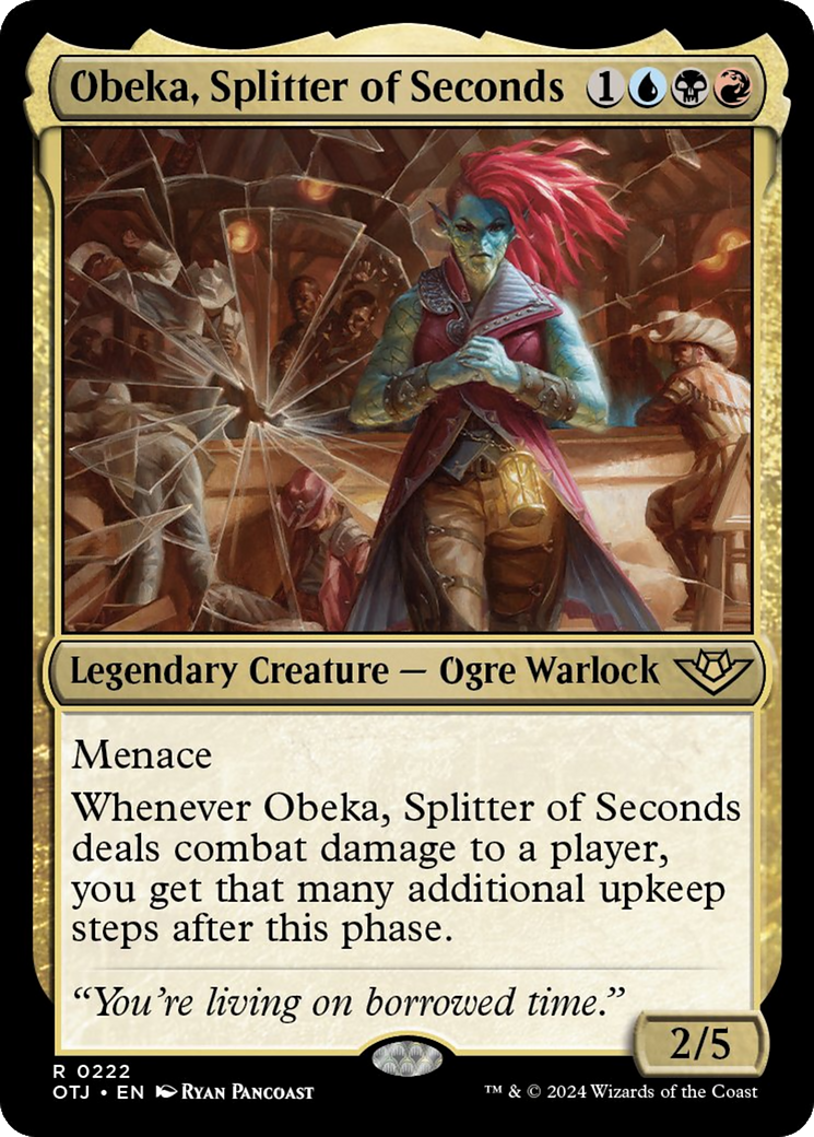 Obeka, Splitter of Seconds [Outlaws of Thunder Junction] MTG Single Magic: The Gathering    | Red Claw Gaming