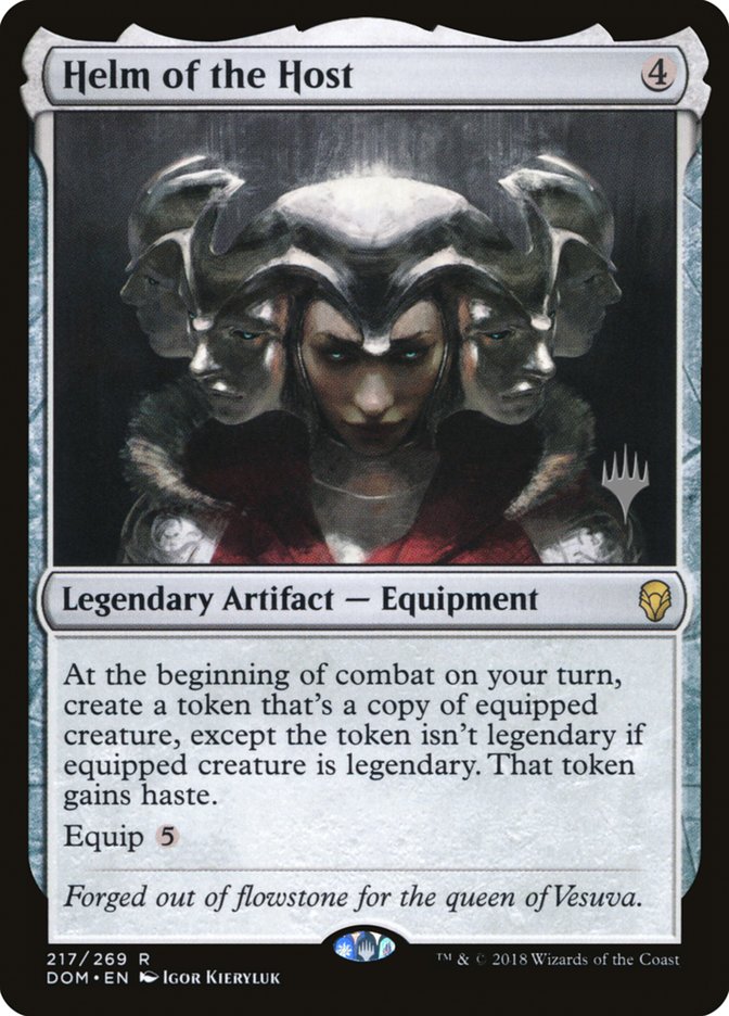 Helm of the Host (Promo Pack) [Dominaria Promos] MTG Single Magic: The Gathering | Red Claw Gaming