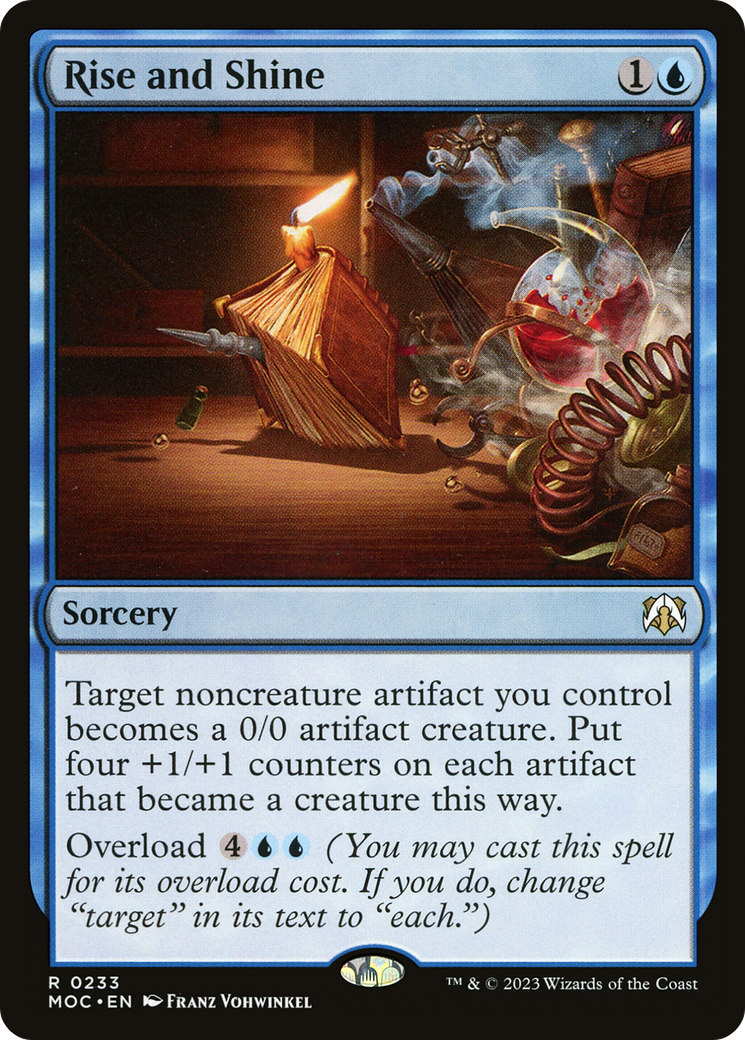 Rise and Shine [March of the Machine Commander] MTG Single Magic: The Gathering | Red Claw Gaming