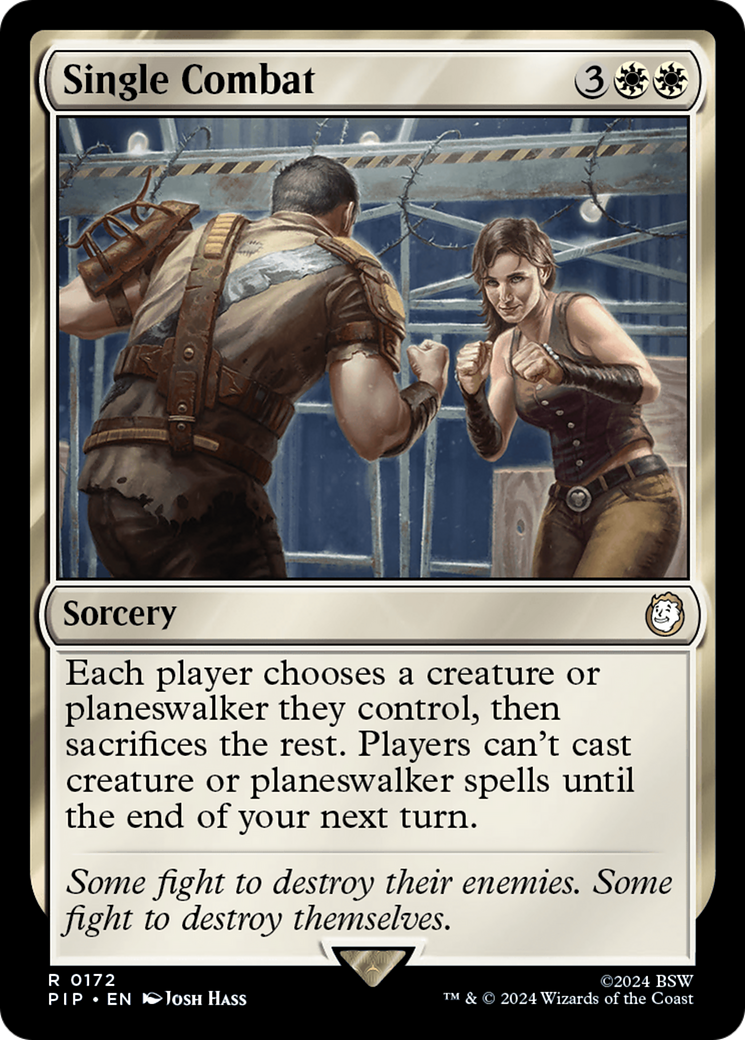 Single Combat [Fallout] MTG Single Magic: The Gathering | Red Claw Gaming