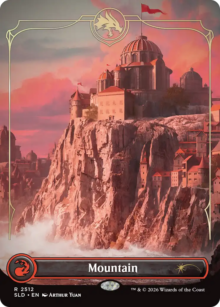 Mountain (2512) [Secret Lair Drop Series] MTG Single Magic: The Gathering | Red Claw Gaming