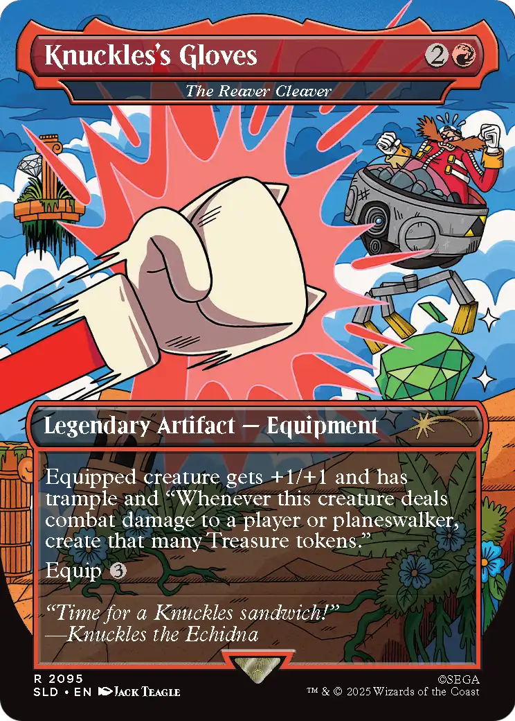 The Reaver Cleaver (Borderless) (Dwarvish) [The Hobbit: Eternal-Legal] MTG Single Magic: The Gathering | Red Claw Gaming
