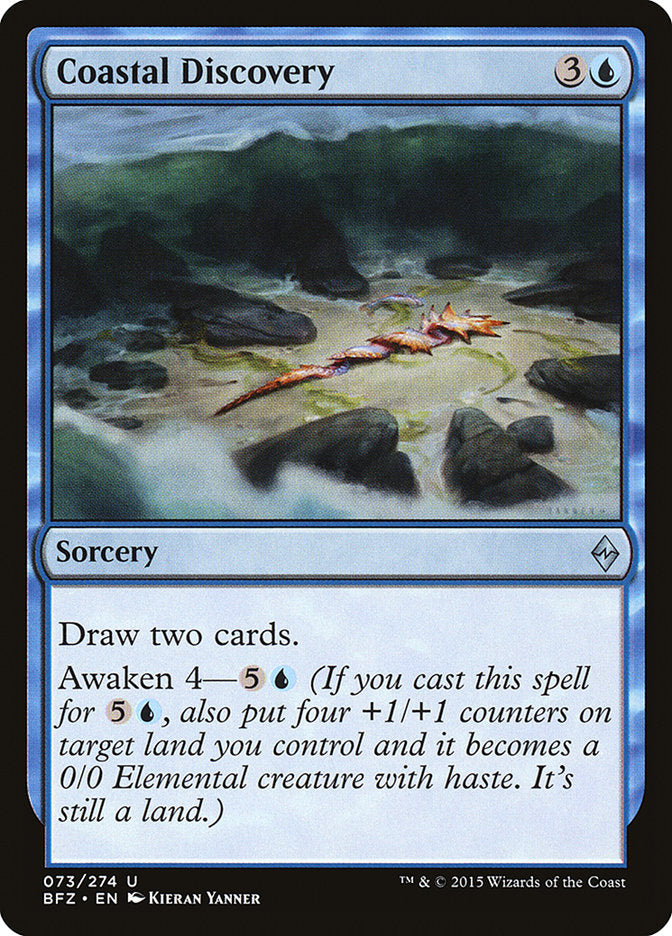 Coastal Discovery [Battle for Zendikar] MTG Single Magic: The Gathering | Red Claw Gaming