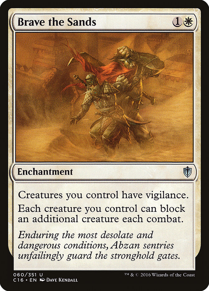 Brave the Sands [Commander 2016] MTG Single Magic: The Gathering | Red Claw Gaming