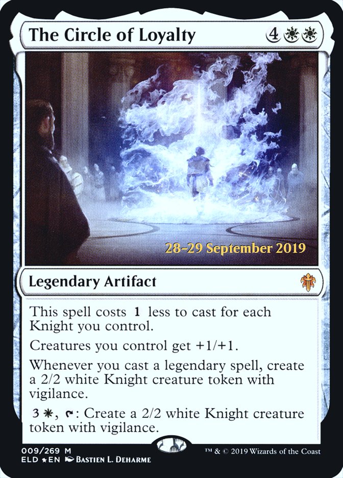 The Circle of Loyalty [Throne of Eldraine Prerelease Promos] MTG Single Magic: The Gathering | Red Claw Gaming