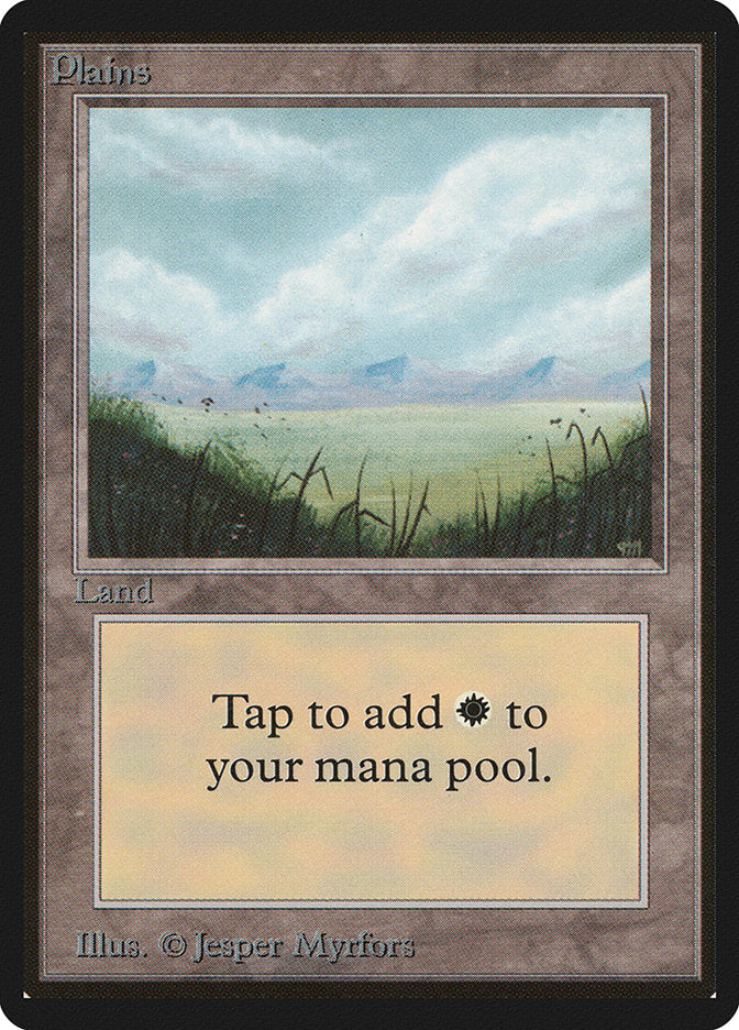 Plains (288) [Beta Edition] MTG Single Magic: The Gathering | Red Claw Gaming