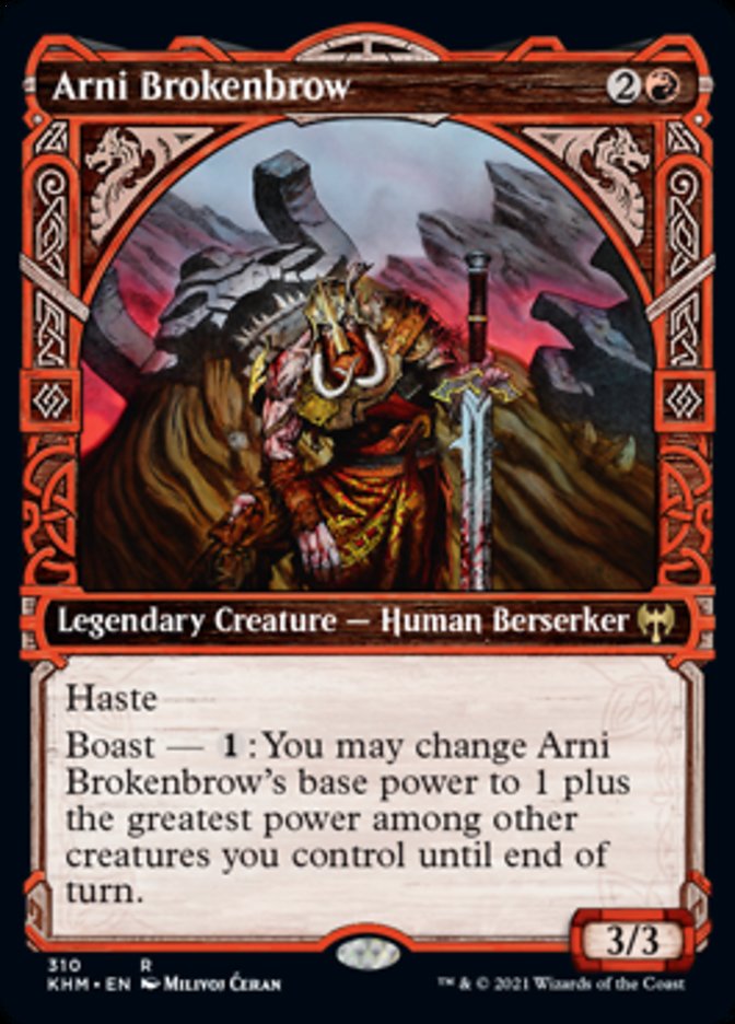 Arni Brokenbrow (Showcase) [Kaldheim] MTG Single Magic: The Gathering | Red Claw Gaming