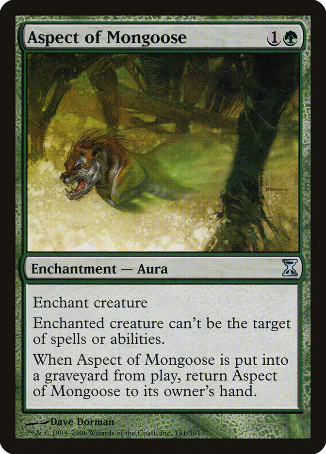 Aspect of Mongoose [Time Spiral] MTG Single Magic: The Gathering | Red Claw Gaming