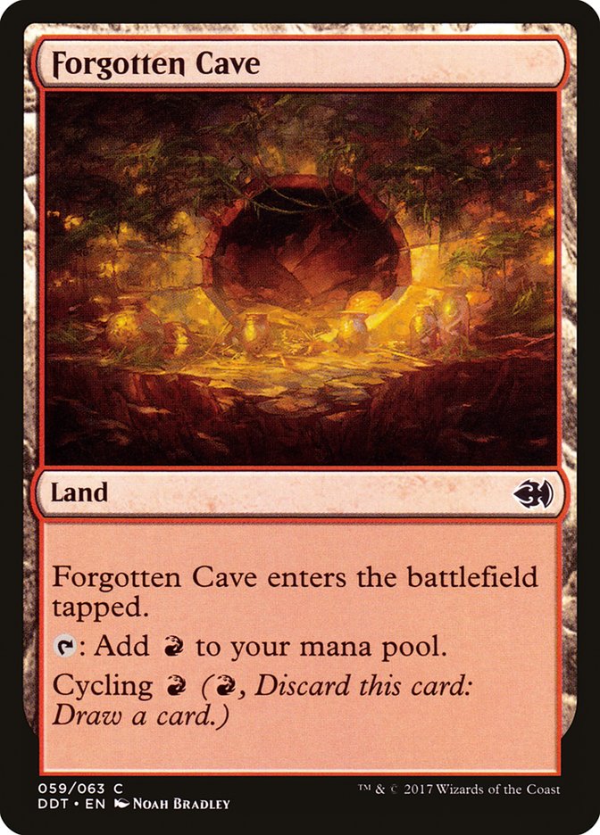 Forgotten Cave [Duel Decks: Merfolk vs. Goblins] MTG Single Magic: The Gathering | Red Claw Gaming