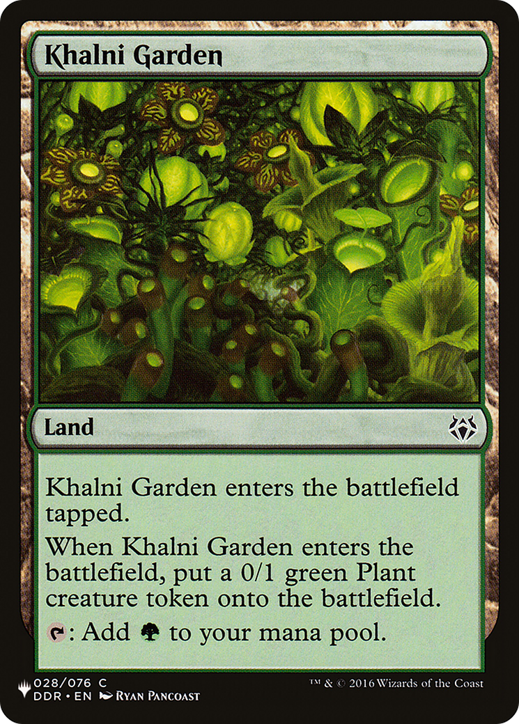 Khalni Garden [The List] MTG Single Magic: The Gathering | Red Claw Gaming