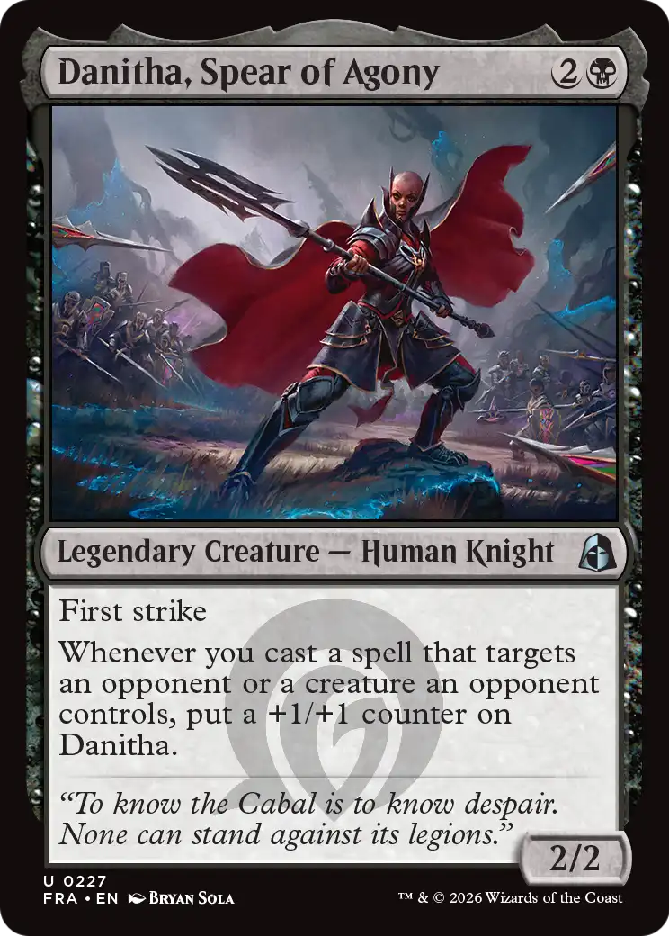 Danitha, Spear of Agony [Reality Fracture] | Red Claw Gaming