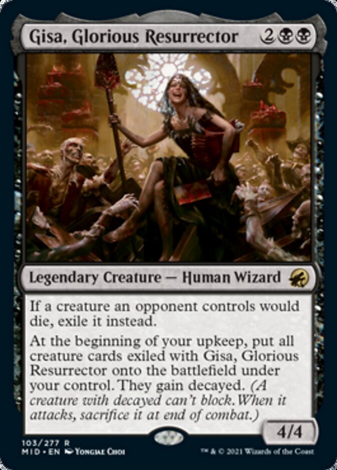 Gisa, Glorious Resurrector [Innistrad: Midnight Hunt] MTG Single Magic: The Gathering | Red Claw Gaming