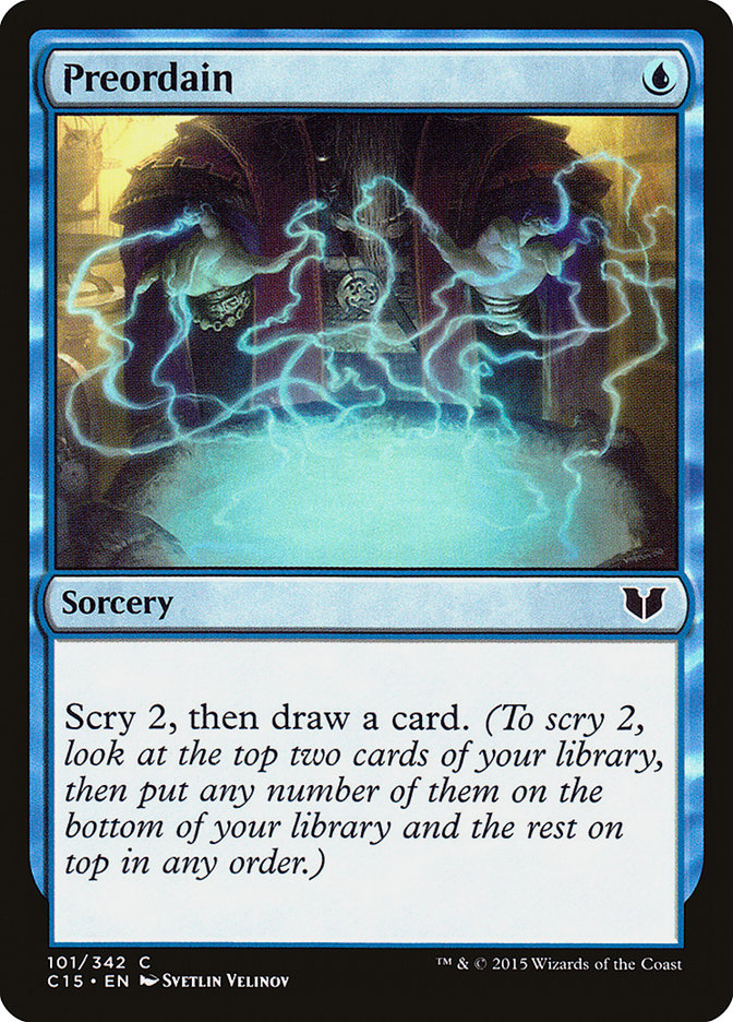 Preordain [Commander 2015] MTG Single Magic: The Gathering | Red Claw Gaming