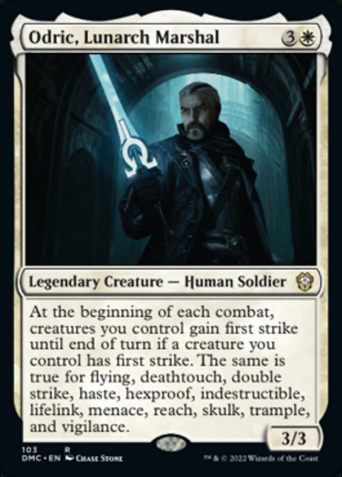 Odric, Lunarch Marshal [Dominaria United Commander] MTG Single Magic: The Gathering | Red Claw Gaming