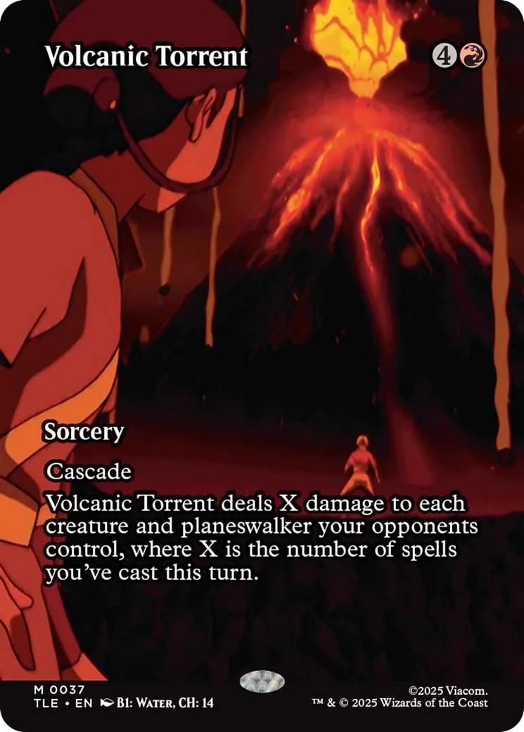 Volcanic Torrent (Borderless) [Avatar: The Last Airbender: Eternal-Legal] MTG Single Magic: The Gathering | Red Claw Gaming