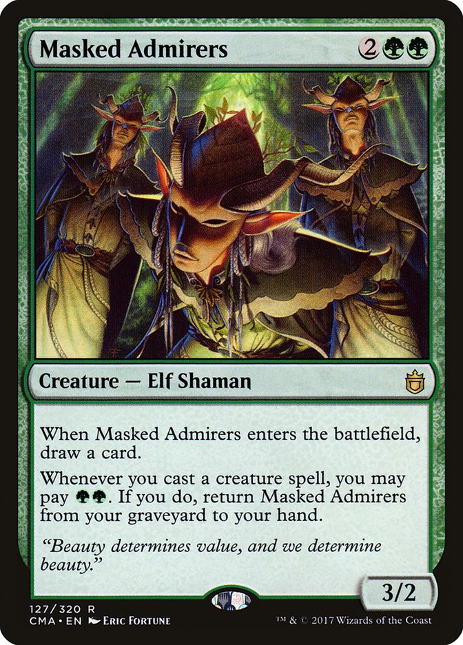 Masked Admirers [Commander Anthology] MTG Single Magic: The Gathering | Red Claw Gaming