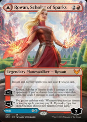 Rowan, Scholar of Sparks // Will, Scholar of Frost (Borderless) [Strixhaven: School of Mages] MTG Single Magic: The Gathering | Red Claw Gaming