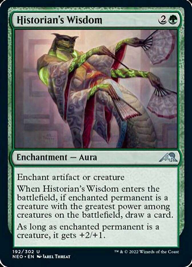 Historian's Wisdom [Kamigawa: Neon Dynasty] MTG Single Magic: The Gathering    | Red Claw Gaming