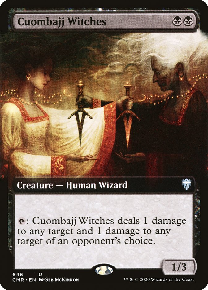 Cuombajj Witches (Extended Art) [Commander Legends] MTG Single Magic: The Gathering | Red Claw Gaming