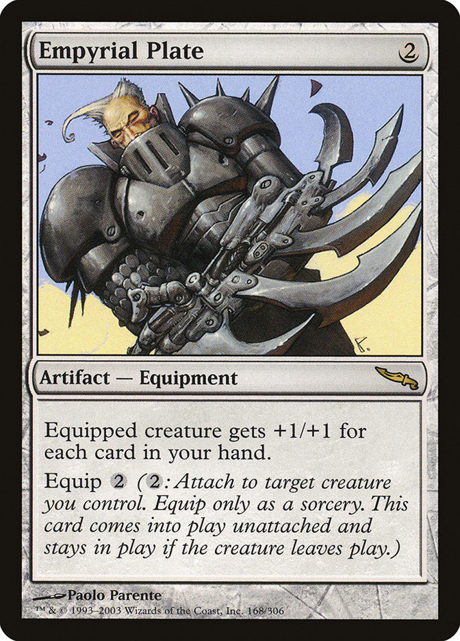 Empyrial Plate [Mirrodin] MTG Single Magic: The Gathering | Red Claw Gaming