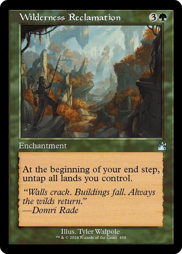 Wilderness Reclamation (Retro Frame) [Ravnica Remastered] MTG Single Magic: The Gathering    | Red Claw Gaming