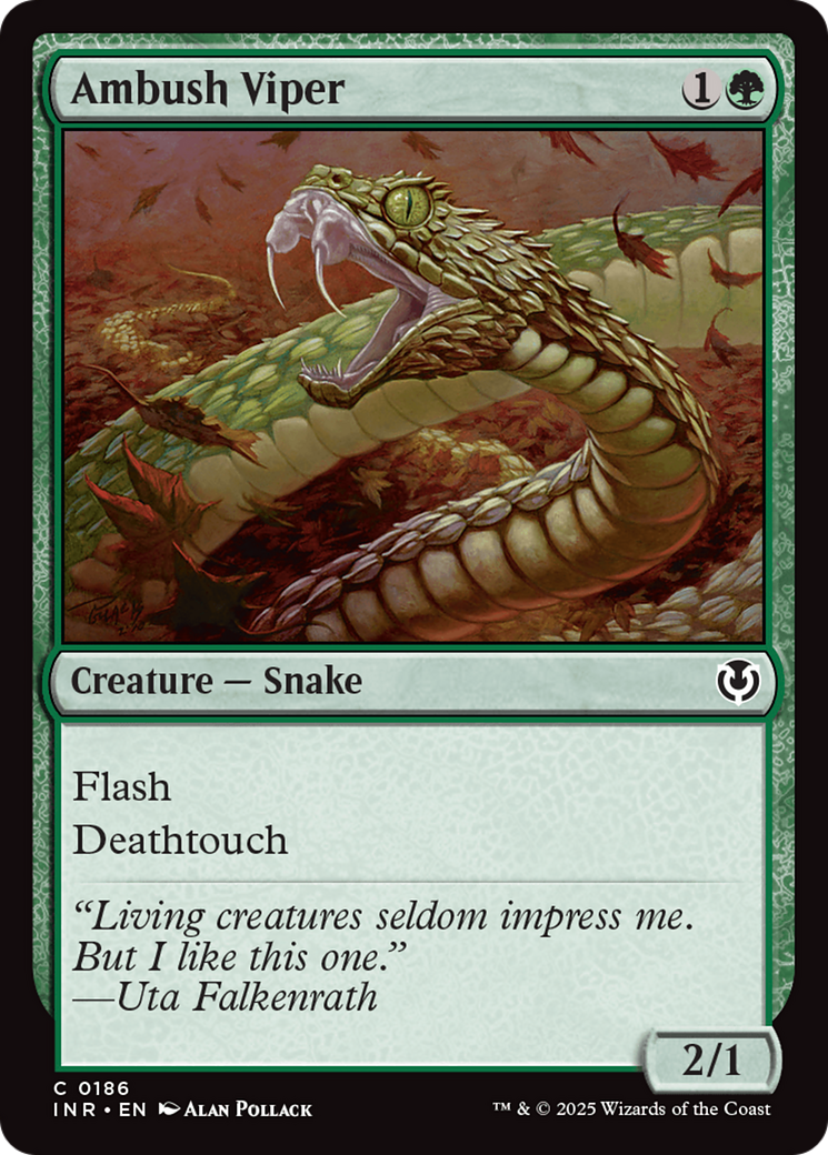 Ambush Viper [Innistrad Remastered] MTG Single Magic: The Gathering | Red Claw Gaming