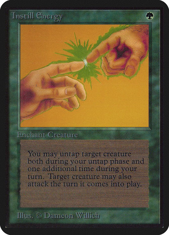 Instill Energy [Alpha Edition] MTG Single Magic: The Gathering | Red Claw Gaming