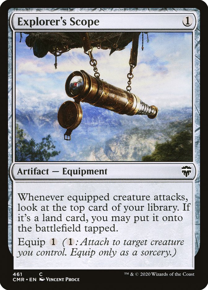 Explorer's Scope [Commander Legends] MTG Single Magic: The Gathering | Red Claw Gaming