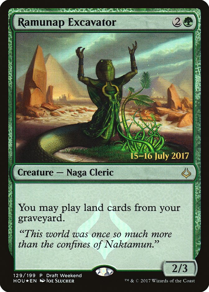 Ramunap Excavator (Draft Weekend) [Hour of Devastation Promos] MTG Single Magic: The Gathering | Red Claw Gaming