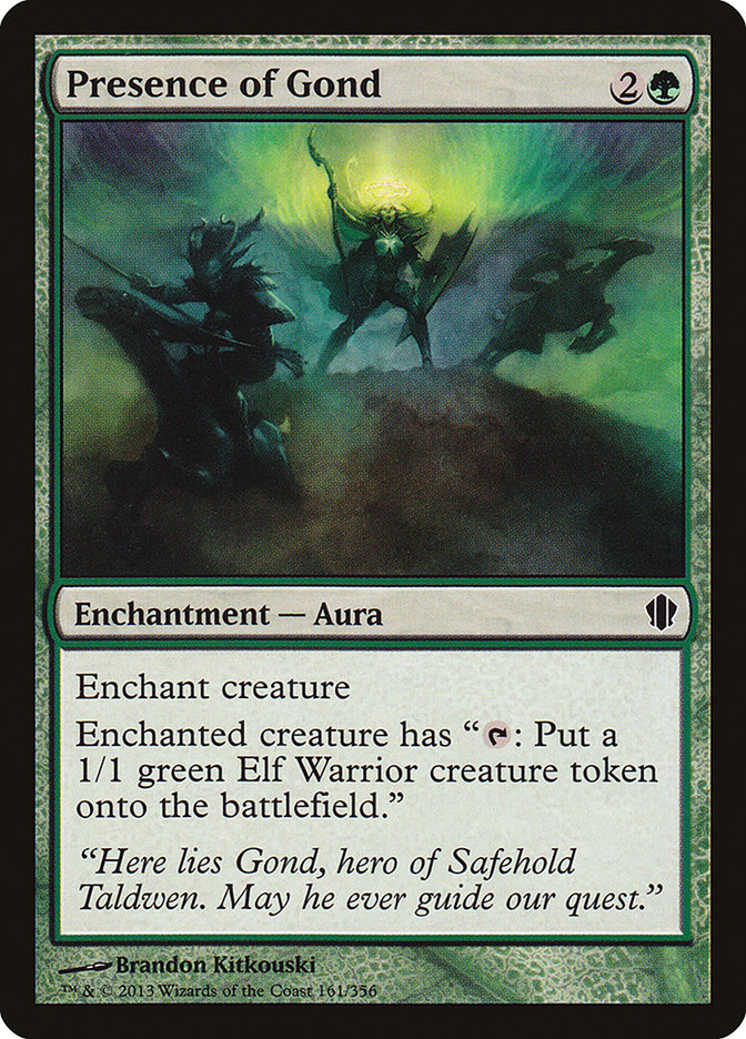 Presence of Gond [Commander 2013] MTG Single Magic: The Gathering | Red Claw Gaming
