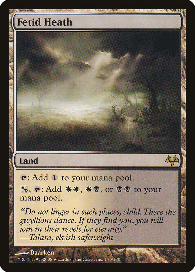 Fetid Heath [Eventide] MTG Single Magic: The Gathering | Red Claw Gaming