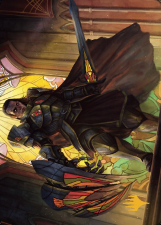 Benalish Sleeper Art Card (Gold-Stamped Signature) [Dominaria United Art Series] MTG Single Magic: The Gathering | Red Claw Gaming